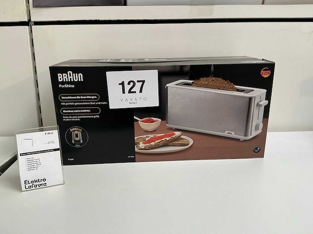 Braun ht1610 broodroosters - afbeelding 1 van  3