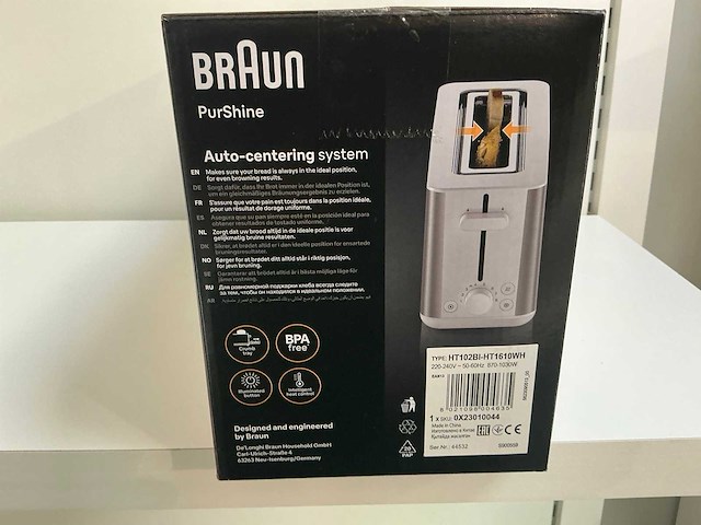 Braun ht1610 broodroosters - afbeelding 3 van  3