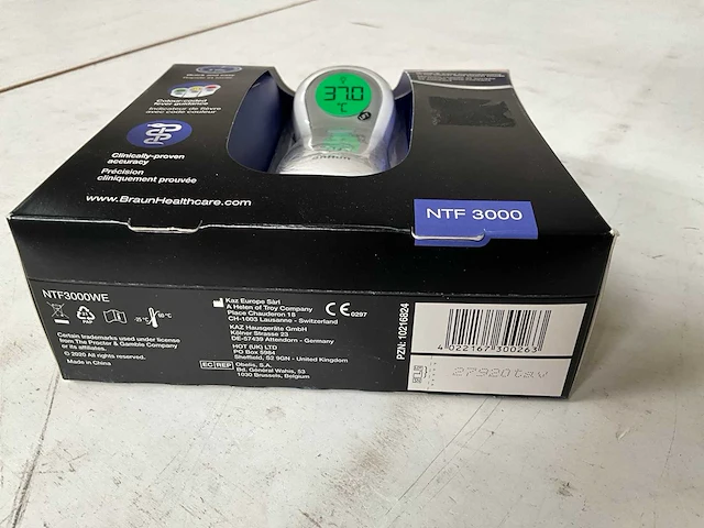 Braun ntf 3000 no touch + touch thermometer (3x) - afbeelding 5 van  5