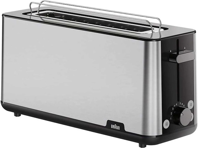 Braun purshine ht 1610 bk broodrooster, 25 cm broodgleuf - afbeelding 3 van  5
