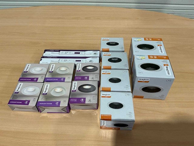 Braytron keukenverlichting spotjes 230v + transfo (14x) - afbeelding 1 van  3