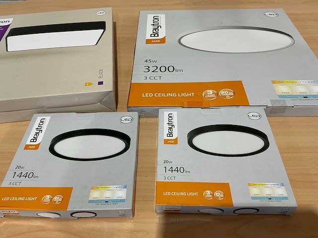 Braytron plafondlamp (4x) - afbeelding 3 van  4