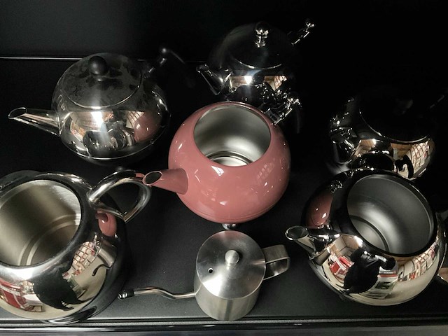 Bredemeijer diverse rvs theepotten (7x) - afbeelding 3 van  7