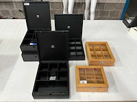 Bredemeijer diverse thee dozen hout (6x) - afbeelding 1 van  8