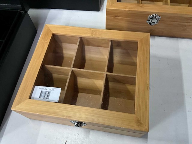 Bredemeijer diverse thee dozen hout (6x) - afbeelding 3 van  8