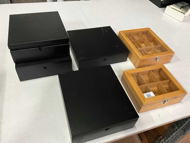 Bredemeijer diverse thee dozen hout (6x) - afbeelding 8 van  8