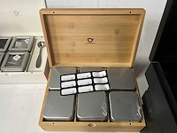 Bredemeijer diverse thee dozen hout (6x) - afbeelding 3 van  7