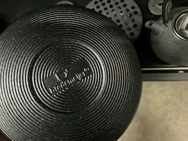 Bredemeijer gietijzeren theepotten + 4 onderzetters (5x) - afbeelding 3 van  11