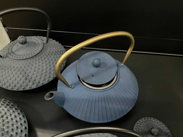 Bredemeijer gietijzeren theepotten (4x) - afbeelding 3 van  6