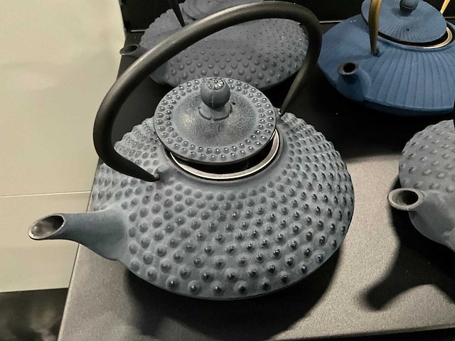 Bredemeijer gietijzeren theepotten (4x) - afbeelding 4 van  6