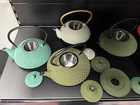 Bredemeijer gietijzeren theepotten (5x) - afbeelding 9 van  10