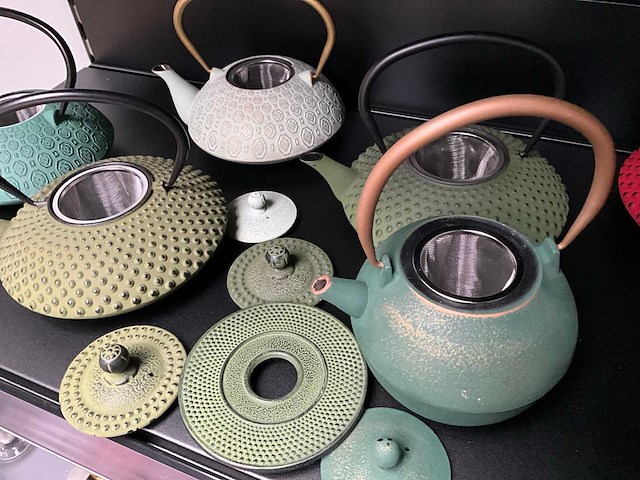 Bredemeijer gietijzeren theepotten (5x) - afbeelding 10 van  10