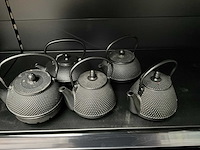 Bredemeijer gietijzeren theepotten (5x) - afbeelding 1 van  7