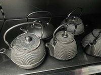 Bredemeijer gietijzeren theepotten (5x) - afbeelding 2 van  7