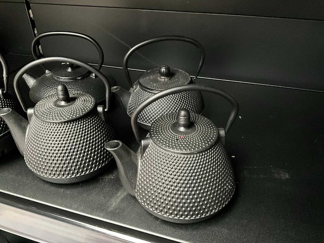 Bredemeijer gietijzeren theepotten (5x) - afbeelding 3 van  7