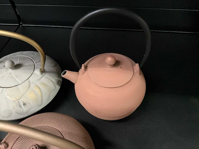 Bredemeijer gietijzeren theepotten (5x) - afbeelding 3 van  8