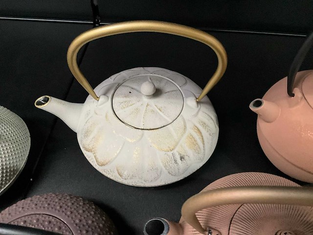 Bredemeijer gietijzeren theepotten (5x) - afbeelding 4 van  8