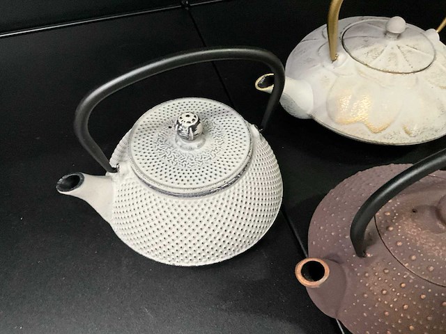 Bredemeijer gietijzeren theepotten (5x) - afbeelding 6 van  8