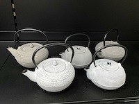 Bredemeijer gietijzeren theepotten (5x) - afbeelding 2 van  9