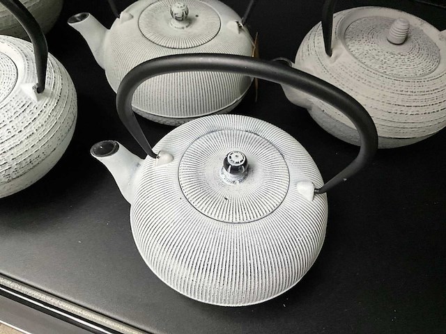 Bredemeijer gietijzeren theepotten (5x) - afbeelding 3 van  9