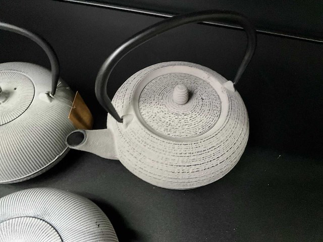 Bredemeijer gietijzeren theepotten (5x) - afbeelding 4 van  9