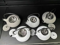 Bredemeijer gietijzeren theepotten (5x) - afbeelding 8 van  9