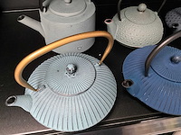 Bredemeijer gietijzeren theepotten (6x) - afbeelding 2 van  9