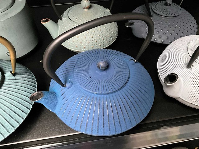 Bredemeijer gietijzeren theepotten (6x) - afbeelding 3 van  9