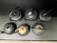 Bredemeijer gietijzeren theepotten (6x) - afbeelding 3 van  6