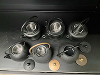 Bredemeijer gietijzeren theepotten (6x) - afbeelding 4 van  6