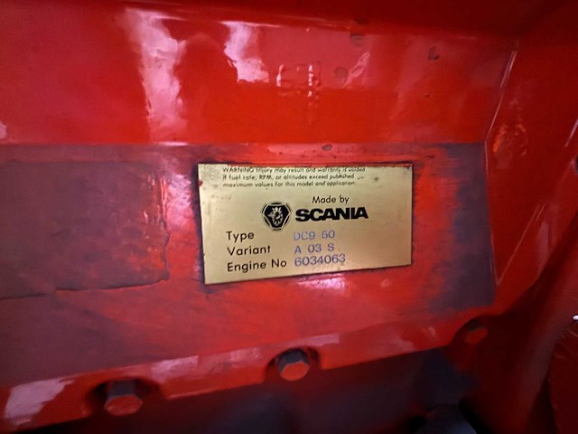 Bredenoord brsca 225 scania dc9 50 motor met leroy somer lsa 46.2l9 225kva stroomgenerator diesel 2 - afbeelding 12 van  14
