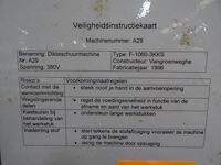 Breedband-schuurmachine van groeneweghe - afbeelding 7 van  8