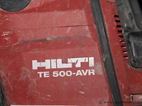 Breekhamer - hilti - te 500-avr toebehoren - beitels, koffer - afbeelding 2 van  2