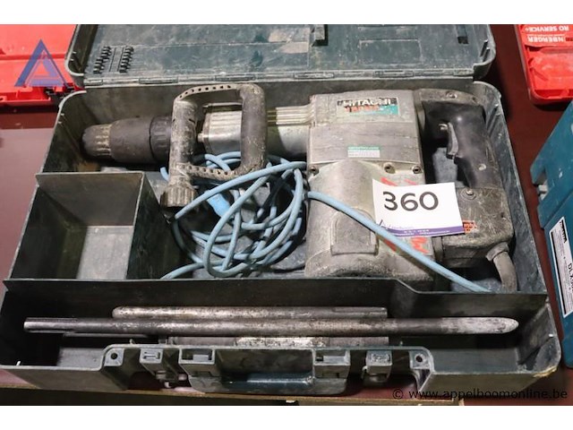 Breekhamer - hitachi toebehoren - beitels, koffer - afbeelding 1 van  3