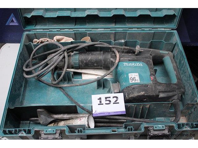 Breekhamer - makita - hm1101c toebehoren - beitel, koffer - afbeelding 1 van  2