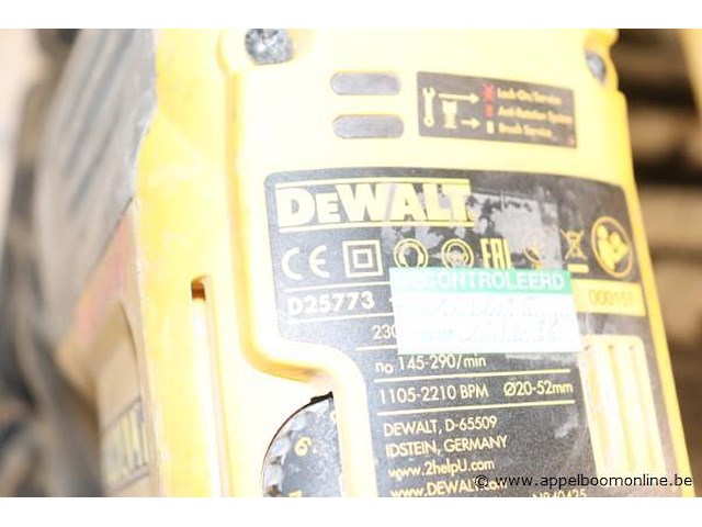 Breekhamer dewalt d25773 - afbeelding 4 van  4
