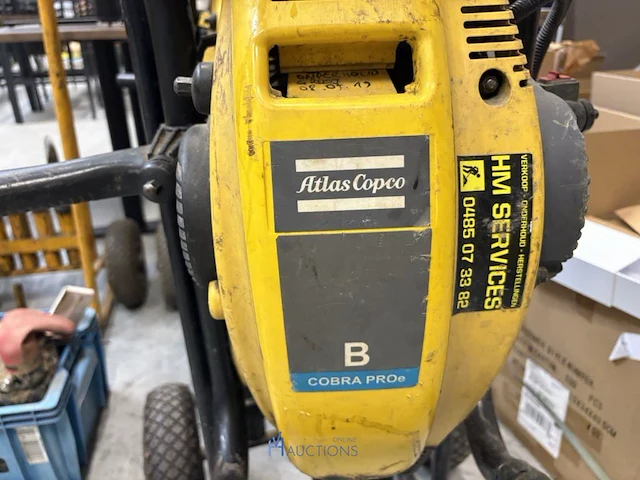 Breekhamer op benzine atlas copco cobra proe - afbeelding 2 van  6