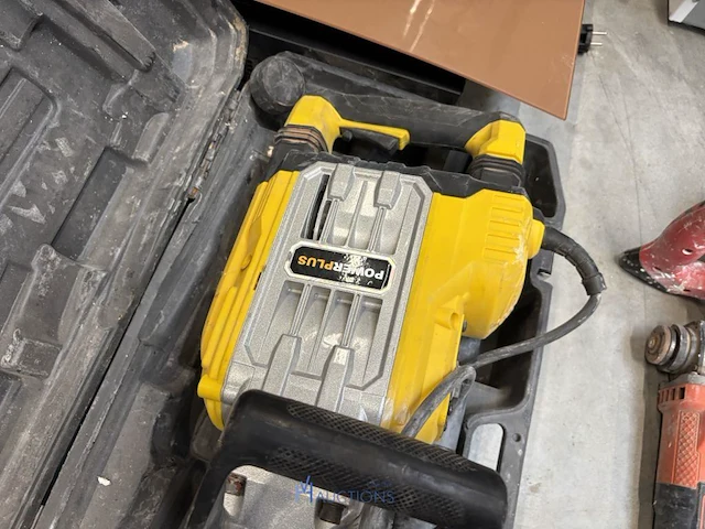 Breekhamer powerplus powx11861 in verrijdbare pvc opbergkoffer - afbeelding 3 van  5