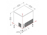 Brema - ijsmachine 72 kg/24 uur - brema - cb 640a hc - ijsverwerkingsmachine - afbeelding 2 van  3