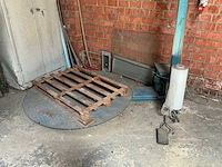 Brenneisen met draaiplateau palletwikkelaar - palletfoliewikkelaar - afbeelding 2 van  6