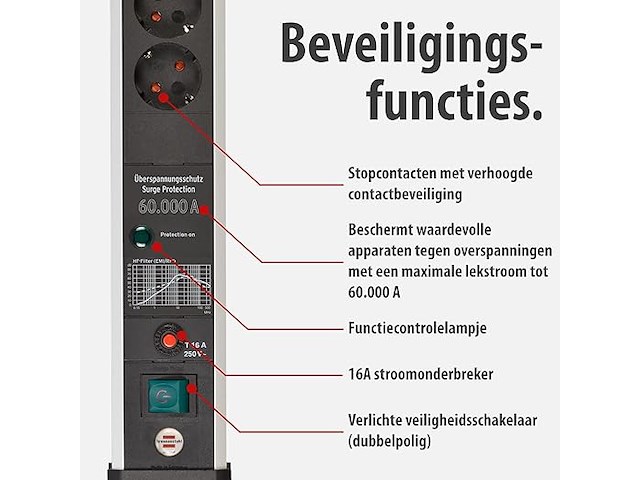 Brennenstuhl premium-protect-line stekkerdoos - afbeelding 3 van  5