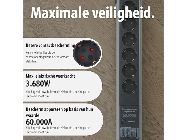Brennenstuhl premium-protect-line stekkerdoos - afbeelding 5 van  5