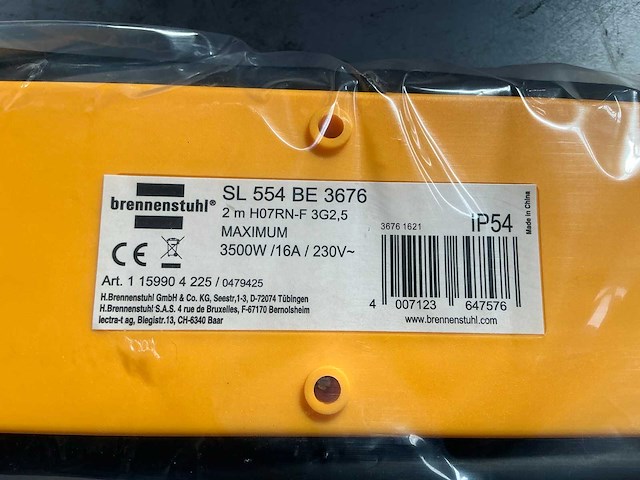 Brennenstuhl sl 554 be 3676 stekkerdoos (8x) - afbeelding 5 van  6