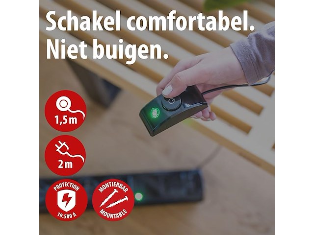 Brennenstuhl switch plus stekkerdoos - afbeelding 3 van  4
