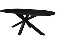 Brentford deens ovale tafel 200 cm blackwood - afbeelding 4 van  6