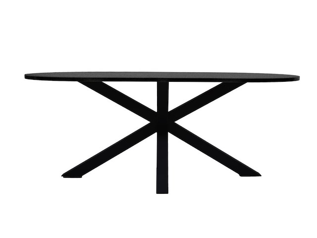 Brentford deens ovale tafel 200 cm blackwood - afbeelding 1 van  6