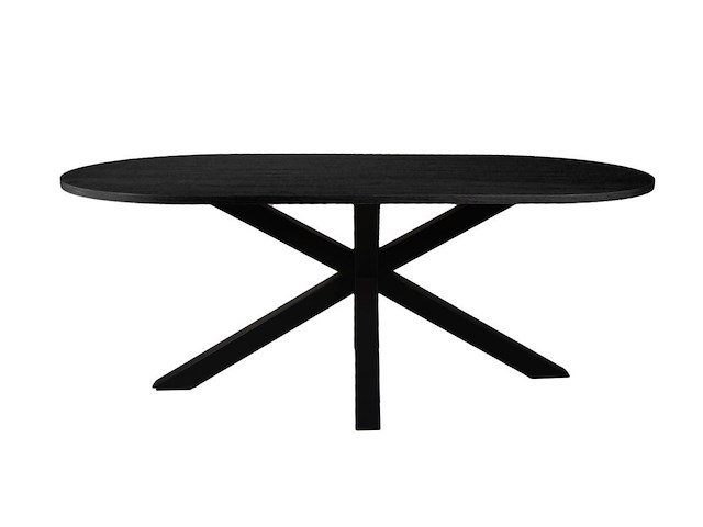 Brentford deens ovale tafel 200 cm blackwood - afbeelding 3 van  6