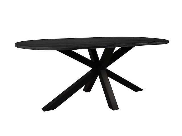 Brentford deens ovale tafel 200 cm blackwood - afbeelding 5 van  6