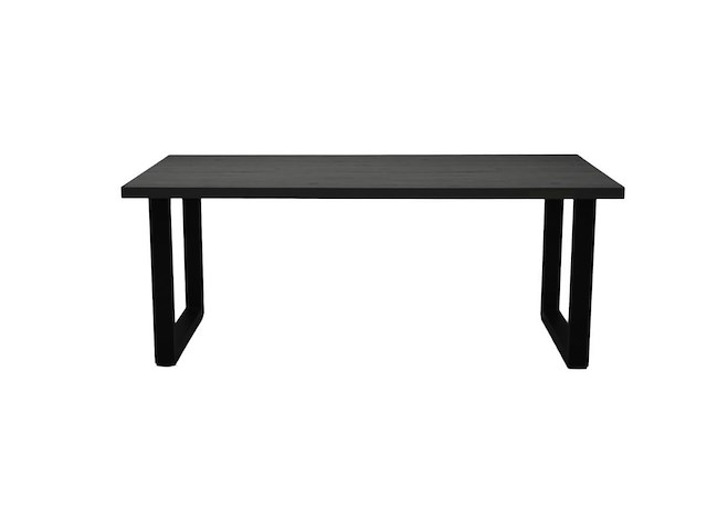 Brentford tafel 190 cm u-poot blackwood - afbeelding 1 van  5