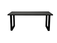 Brentford tafel 190 cm u-poot blackwood - afbeelding 1 van  5